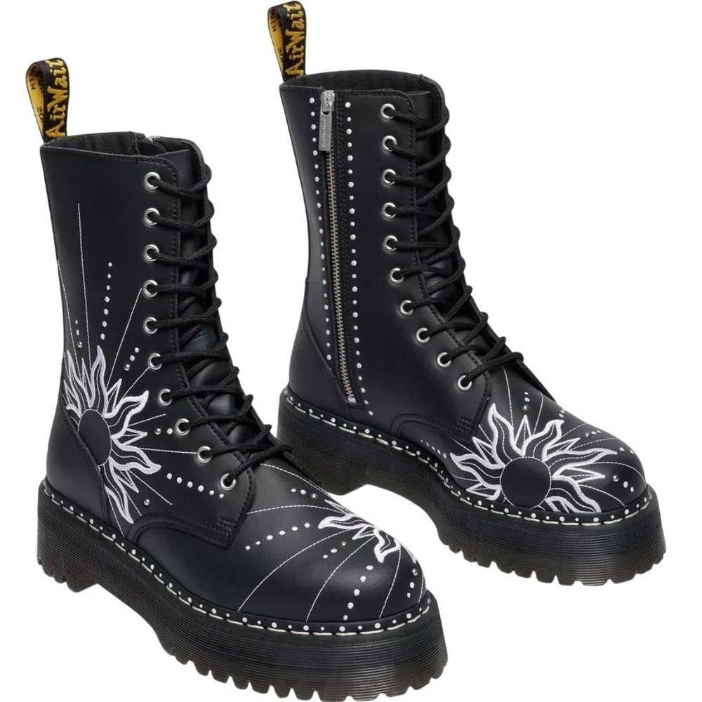 NIB Dr. Martens Jadon Hi Solar Flare Reclaimed Leather Platform Boots Men's 12